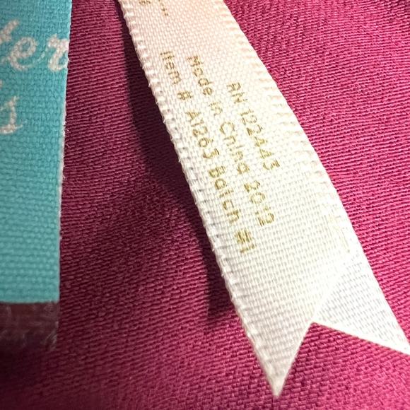 Matilda Jane Character Counts Shirt Maroon Long Sleeve Button Cuff Top Women's M - Picture 4 of 13